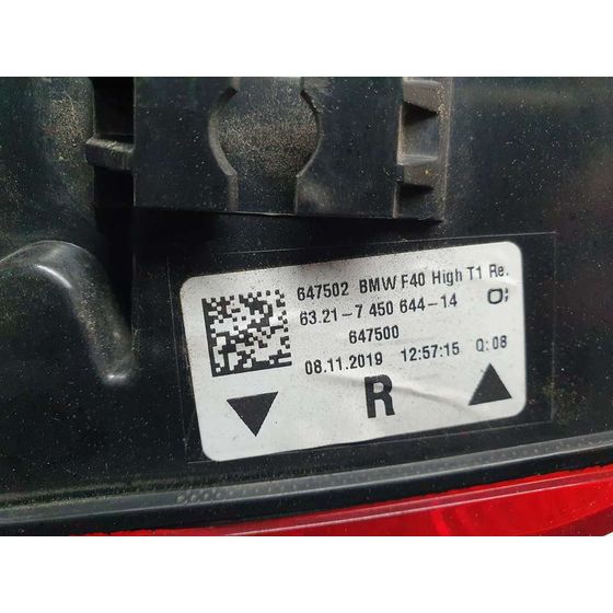 Piloto Trasero Derecho Para Bmw Serie 1 Lim.