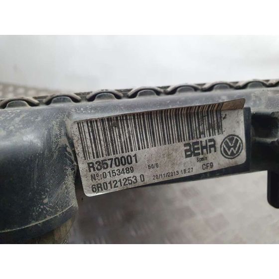 Radiador Agua Para Volkswagen Polo