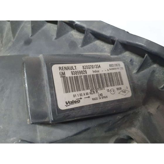 Faro Izquierdo Para Renault Trafic Combi