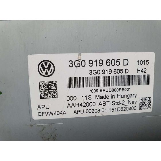 Sistema Navegacion Gps para Volkswagen Passat Lim. (3G2)