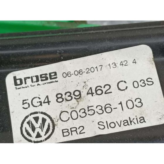 Elevalunas Trasero Derecho para Volkswagen Golf Vii Sportsvan