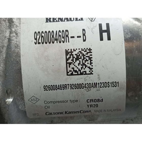 Compresor Aire Acondicionado Para Dacia Sandero
