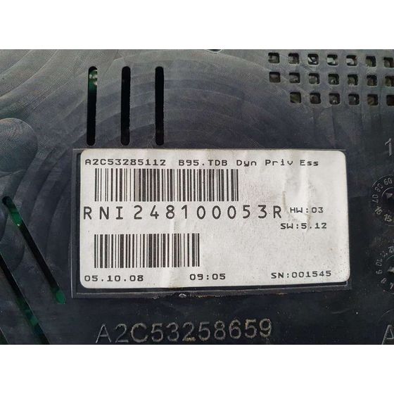 Cuadro Instrumentos Para Renault Megane Iii Berlina 5 P