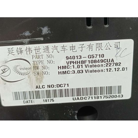 Cuadro Instrumentos Para Kia Niro