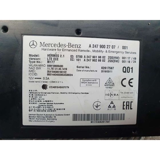 Modulo Electronico Para Mercedes Clase Cla Shooting Brake