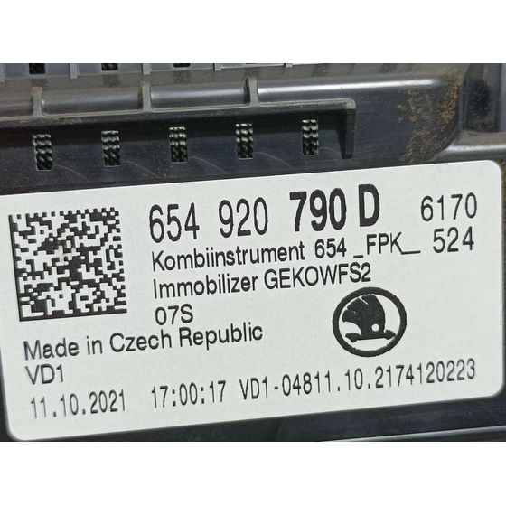Cuadro Instrumentos Para Skoda Kamiq