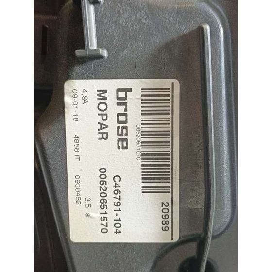 Elevalunas Trasero Izquierdo Para Jeep Renegade