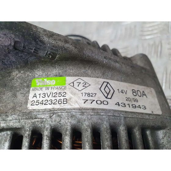Alternador para Renault Megane I Fase 2 Berlina