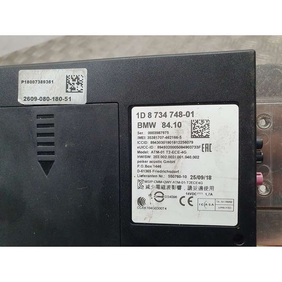 Modulo Electronico Para Bmw Serie 1 Lim.