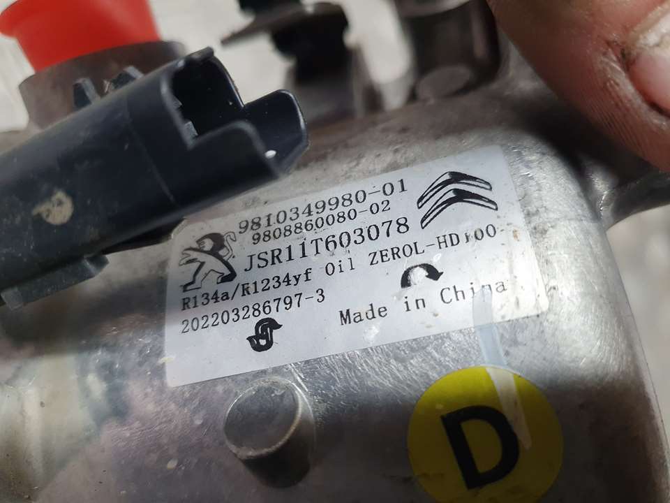 Compresor Aire Acondicionado Para Citroen C3