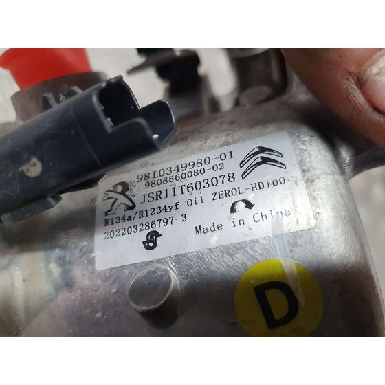 Compresor Aire Acondicionado Para Citroen C3