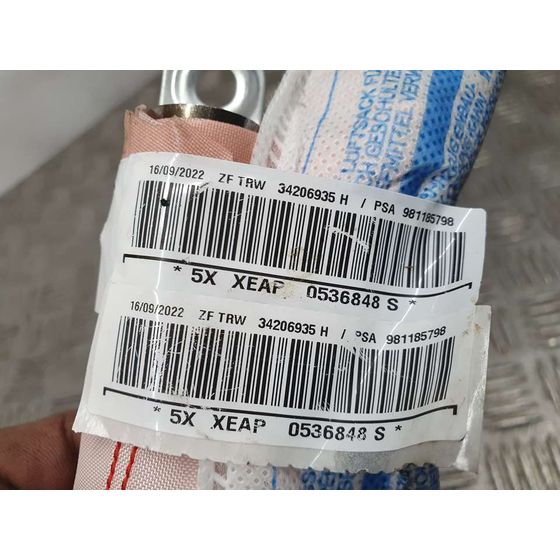 Airbag Cortina Delantero Derecho Para Citroen C3