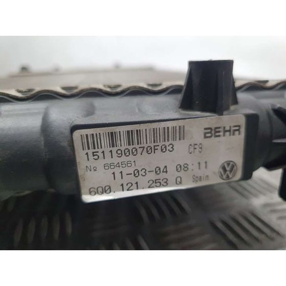 Radiador Agua para Volkswagen Polo