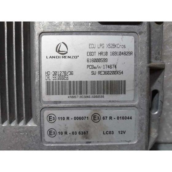 Centralita Glp para Dacia Sandero