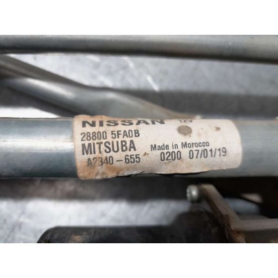 Motor Limpia Delantero Para Nissan Micra V