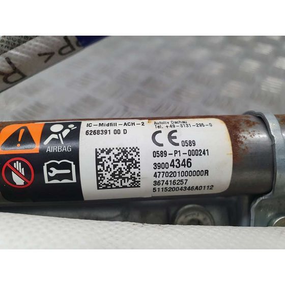 Airbag Cortina Delantero Derecho Para Opel Corsa E