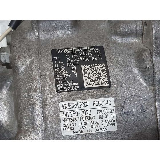 Compresor Aire Acondicionado Para Jeep Renegade