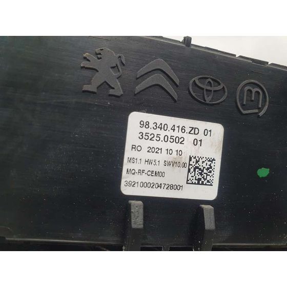 Mando Calefaccion / Aire Acondicionado Para Citroen Jumpy Fugón
