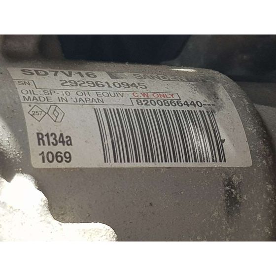 Compresor Aire Acondicionado Para Dacia Sandero