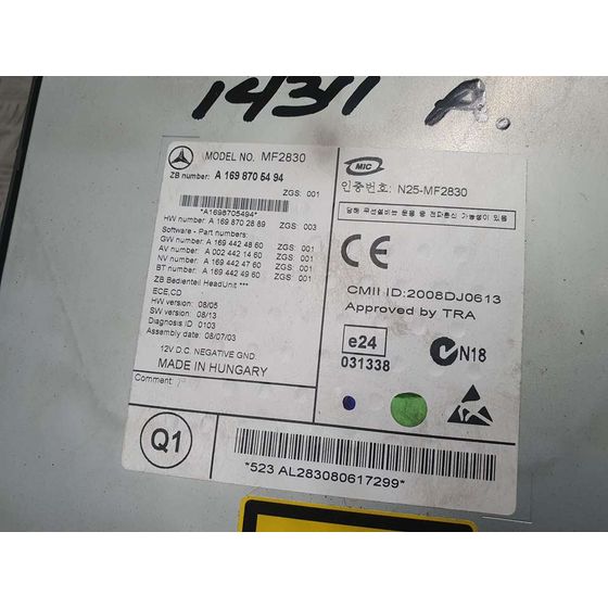 Sistema Navegacion Gps Para Mercedes Clase B