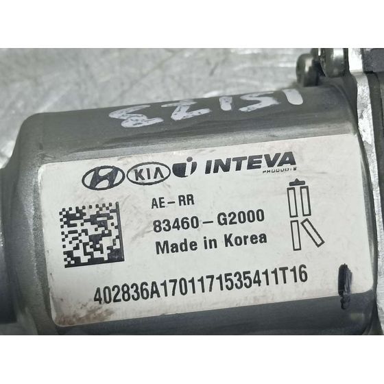 Motor Elevalunas Trasero Derecho Para Hyundai Ioniq