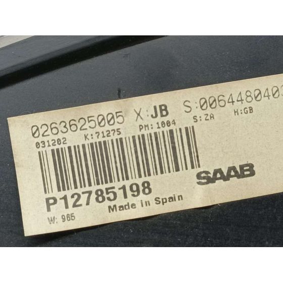 Cuadro Instrumentos Para Saab 9-3 Berlina