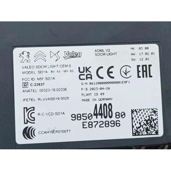 Modulo Electronico Para Peugeot 308