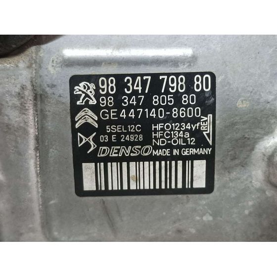 Compresor Aire Acondicionado Para Citroen C3 Aircross