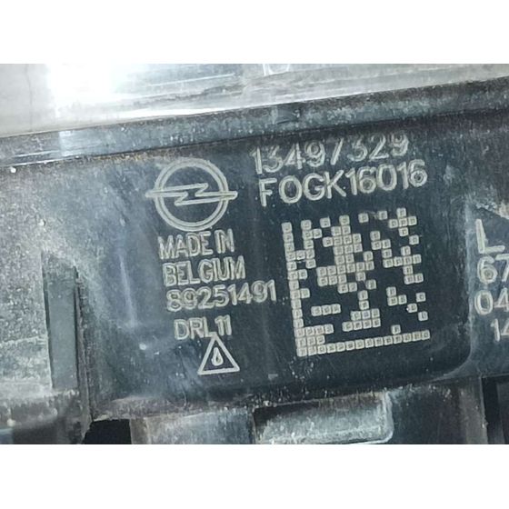 Faro Antiniebla Izquierdo Para Citroen C3 Aircross