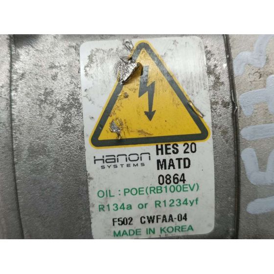 Compresor Aire Acondicionado Para Hyundai Ioniq