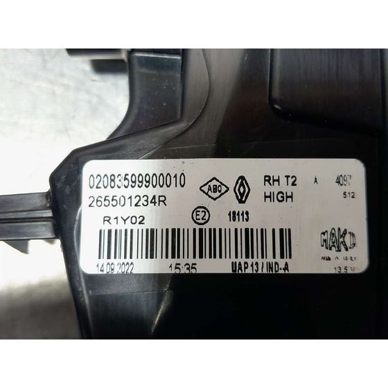 Piloto Trasero Derecho para Renault Captur Ii
