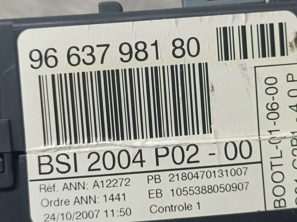 Caja Reles / Fusibles para Peugeot 308