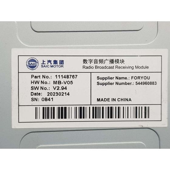 Modulo Electronico para Mg Zs