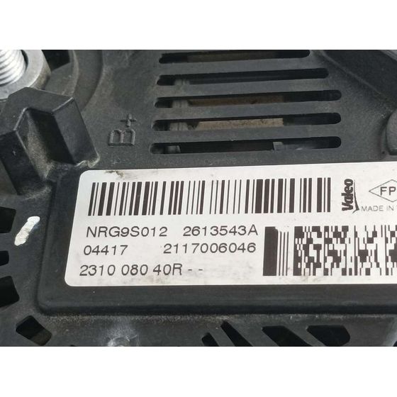 Alternador para Renault Megane Iv Berlina 5P