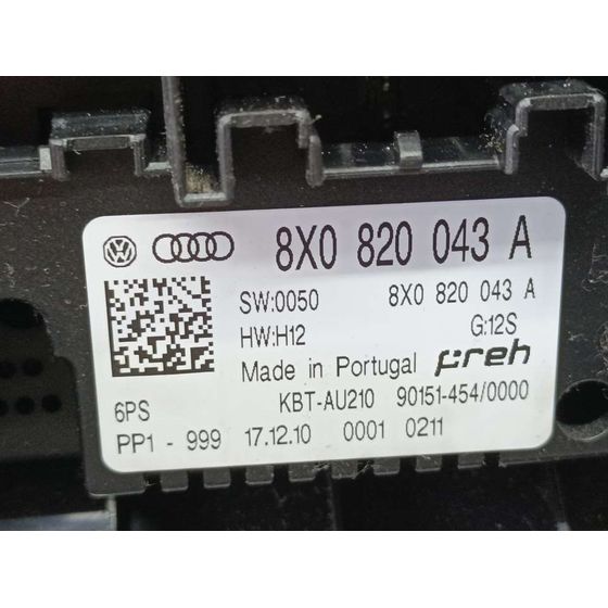 Mando Climatizador para Audi A1 (8X)