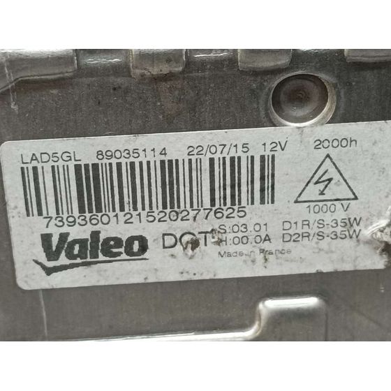 Centralita Faros Xenon para Peugeot 607 (S2)