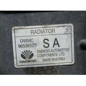 Radiador Agua para Daewoo Kalos
