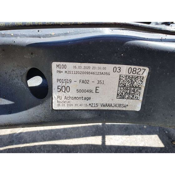 Puente Trasero para Volkswagen Golf Vii Lim. (Bq1)