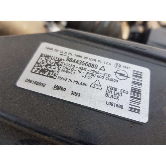 Faro Derecho para Opel Mokka