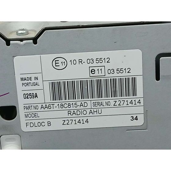 Sistema Audio / Radio Cd para Ford Fiesta (Cb1)