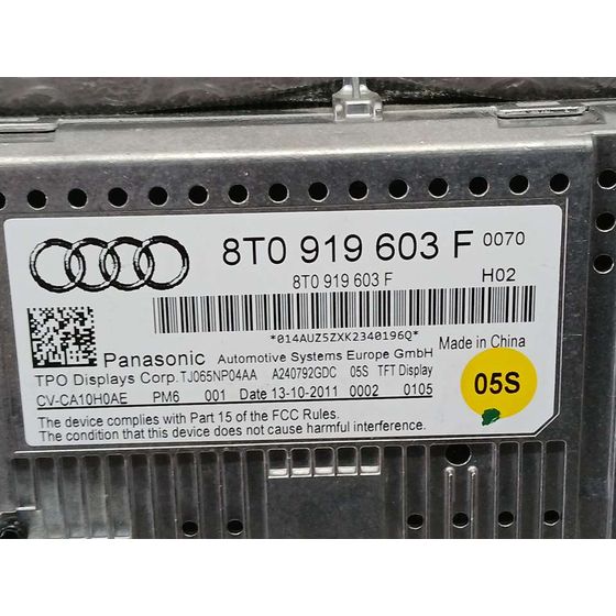 Sistema Navegacion Gps para Audi A4 Ber. (B8)