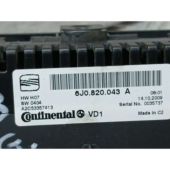 Mando Climatizador para Seat Ibiza Sc (6J1)