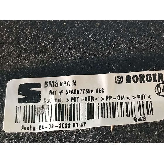 Bandeja Trasera para Seat Leon (Kl1)