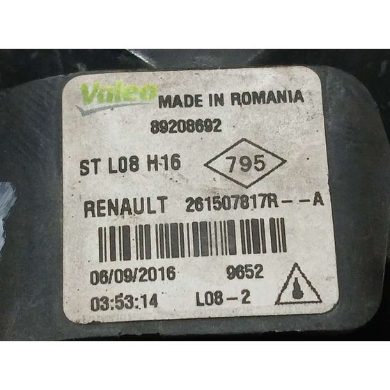 Faro Antiniebla Izquierdo para Dacia Lodgy
