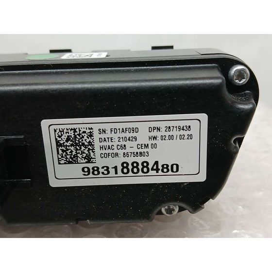 Mando Climatizador para Opel Mokka