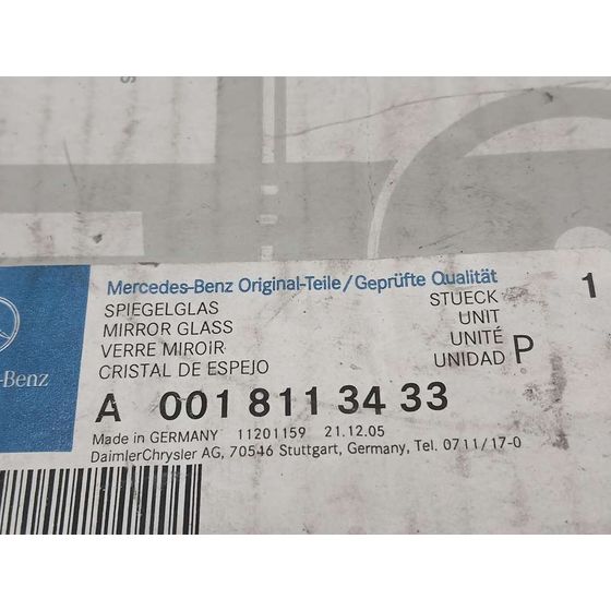 Cristal Espejo Derecho para Mercedes-Benz Atego 2-Ejes 18 T /Bm 950/2/4