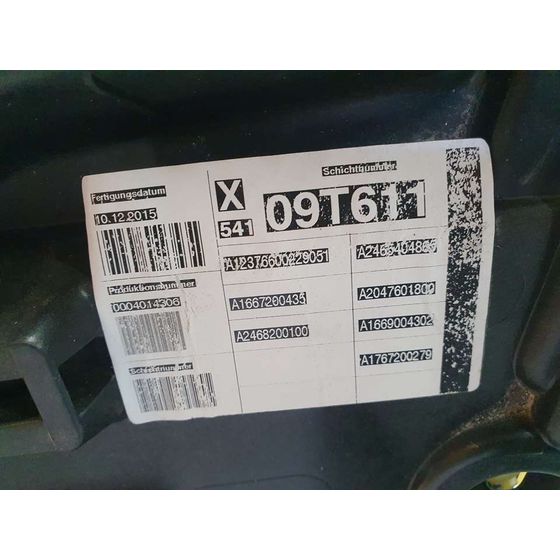 Elevalunas Delantero Derecho para Mercedes-Benz Clase Gla (W156)