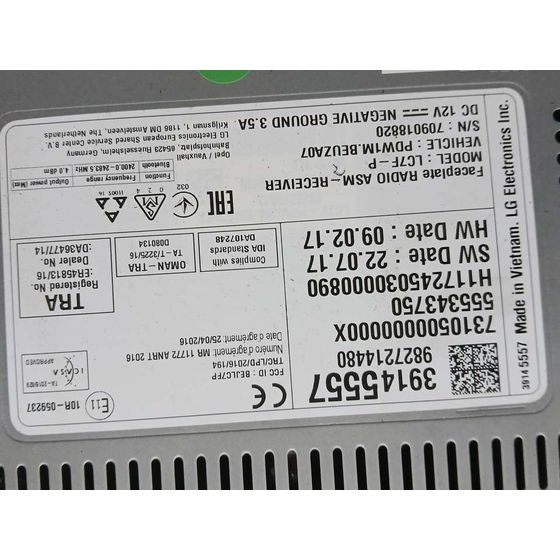 Sistema Navegacion Gps para Opel Crossland X