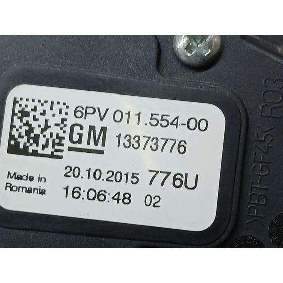 Potenciometro Pedal para Opel Astra K Lim. 5Türig