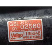 Motor Arranque para Hyundai I10